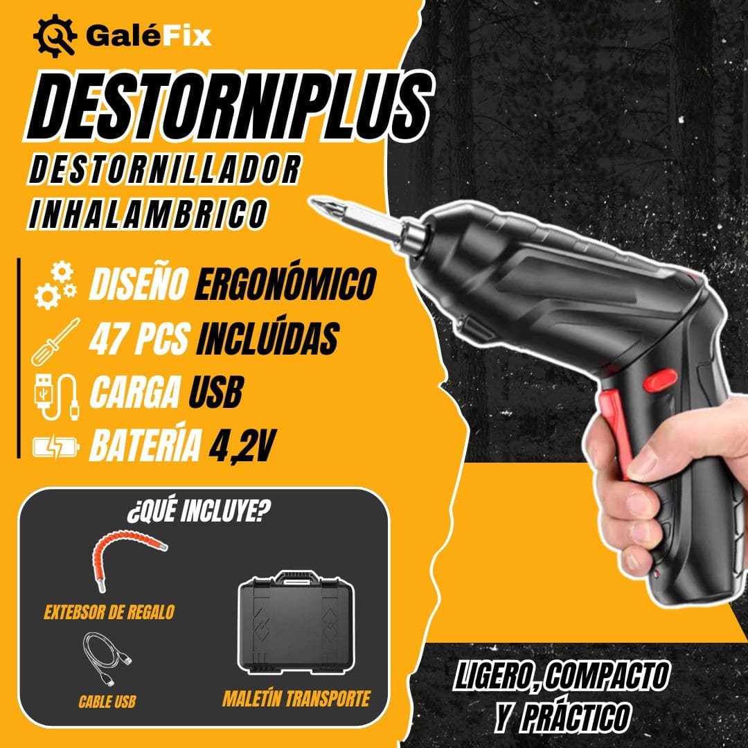 Destornillador Electrico Inalambri 47pcs