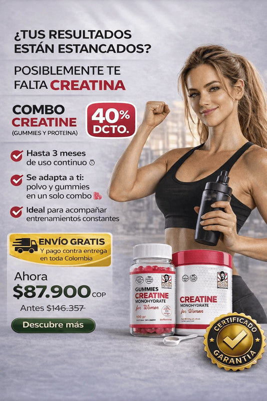 Women Muscle Tone Combo (GUMMIES Y PROTEINA)–  Marca Old School