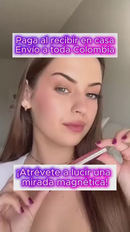 Kit de Pestañas Magnéticas con Delineador - ¡Sin Pegotes, Sin Complicaciones!